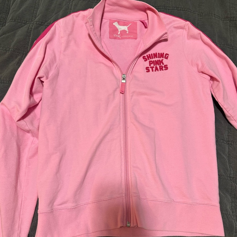 Rare Pink Victoria secret shining Pink Stars Tracksuit - Picture 4 of 7